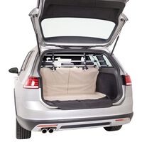 TRIXIE Kofferraumschutzdecke mit Stoßstangenschutz Beige und Schwarz