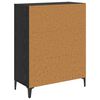vidaXL Sideboard Schwarz Eichen-Optik 69,5 x 32,5 x 90 cm