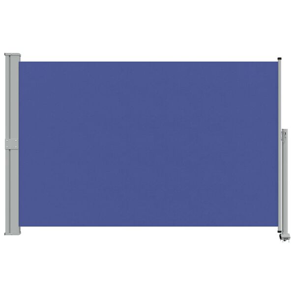 vidaXL Ausziehbare Seitenmarkise 160x300 cm Blau
