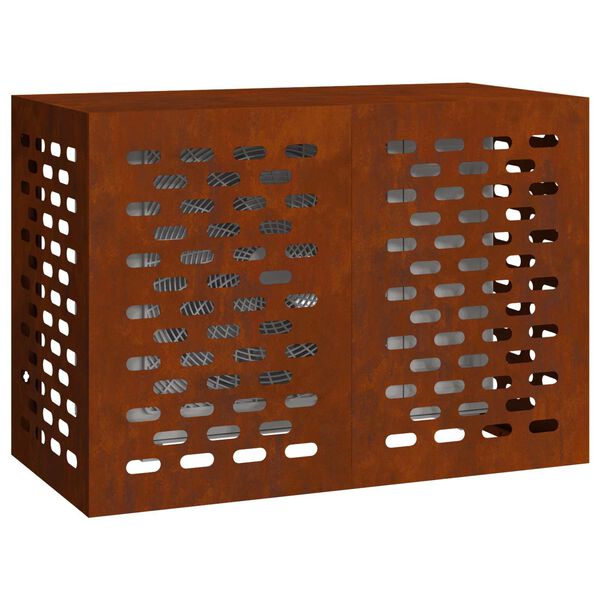 vidaXL Klimaanlagenabdeckung Rostig 100 x 50 x 70 cm Wetterfeststahl