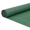 vidaXL Gartenzaun Doppelseitig Gr&uuml;n 1,8x3 m PVC