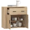 vidaXL Sideboard Sonoma-Eiche 80x33x70 cm Holzwerkstoff