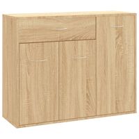 vidaXL Sideboard Sonoma-Eiche 88x30x70 cm Holzwerkstoff