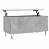 vidaXL Couchtisch Betongrau 90x44,5x45 cm Holzwerkstoff