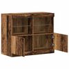 vidaXL LED-Sideboard Braun 81 x 37 x 66,5 cm Holzwerkstoff