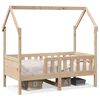 vidaXL Kinderbett Hausbett 70x140 cm Massivholz Kiefer