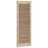 vidaXL Schrankt&uuml;r 2 pcs Natur 110 x 2,1 x 39,5 cm Massives Kiefernholz