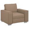 vidaXL Sofa Cappuccino 99 x 80 x 84 cm Stoff