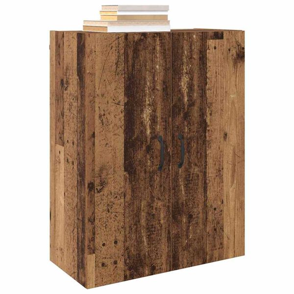 vidaXL Wandschrank 2 pcs Altholz 69,5 x 34 x 90 cm Holzwerkstoff
