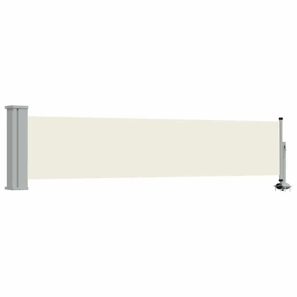 vidaXL Ausziehbare Seitenmarkise 60&times;300 cm Creme