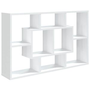 vidaXL Wandregal Wei&szlig; 85x16x52,5 cm Holzwerkstoff
