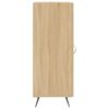 vidaXL Sideboard Sonoma-Eiche 34,5x34x90 cm Holzwerkstoff
