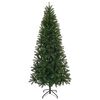 vidaXL Künstlicher Weihnachtsbaum mit 300 LEDs Grün 210 cm PE und PVC