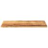 vidaXL Tischplatte 100x60x3,8 cm Rechteckig Raues Massivholz Mango