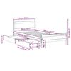 vidaXL Massivholzbett ohne Matratze 90x200 Kiefernholz