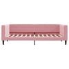 vidaXL Tagesbett Ausziehbar Rosa 90x200 cm Samt