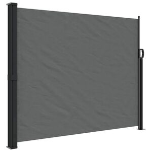 vidaXL Ausziehbare Seitenmarkise Anthrazit 160x300 cm