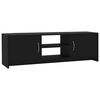 vidaXL TV-Schrank Schwarz 120x30x37,5 cm Holzwerkstoff