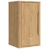 vidaXL Badezimmer-Wandschrank mit T&uuml;r FLORO Wachsbraun 35 x 30 x 60 cm