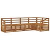 vidaXL Sofagarnituren 5 pcs Natur Massivholz Akazie
