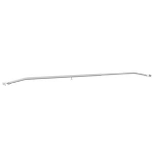 vidaXL Planehalterung f&uuml;r Anh&auml;nger Silber 136-218 cm