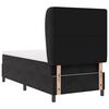 vidaXL Boxspringbett mit Matratze Schwarz 190 x 90 cm Samt