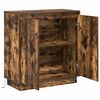 vidaXL LED-Sideboard Ger&auml;ucherte Eiche 71 x 34,5 x 75 cm Holzwerkstoff