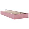 vidaXL Ottoman-Bett ohne Matratze Rosa 80x200 cm Samt