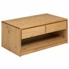 vidaXL Couchtisch SAUDA Eiche-Optik 99x55x45 cm Massivholz Kiefer