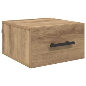 vidaXL Nachttisch Artisan-Eiche 35 x 35 x 20 cm Holzwerkstoff