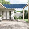 vidaXL Senkrechtmarkise Blau 180x1200 cm Oxford-Gewebe