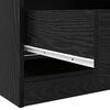 vidaXL Kleiderschrank Schwarz Eichen-Optik 80 x 50 x 200 cm