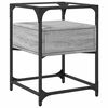 vidaXL Nachttische 2 Stk. Grau Sonoma 40x40x55 cm Holzwerkstoff