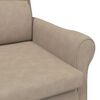 vidaXL Sessel Taupe 76 x 94 x 102 cm Mikrofaser