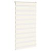 vidaXL Doppelrollo Marmorbeige 75x100 cm Stoffbreite 70,9 cm Polyester