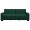 vidaXL 3-Sitzer-Sofa Dunkelgr&uuml;n 220x78x84 cm Samt