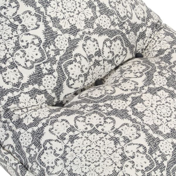 vidaXL Beanbag Hellgrau Stoff Patchwork