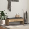 vidaXL Flurbank mit Kissen Artisan-Eiche 103 x 38 x 40 cm