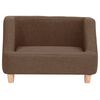 vidaXL Hundesofa Braun 60x37x39 cm Leinen
