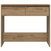 vidaXL Konsolentisch Artisan-Eiche 89x41x76,5 cm Holzwerkstoff