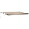 vidaXL Markise Beige 450 x 300 x 165 cm Polyester und Metall