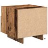vidaXL Nachttisch 2 pcs Altholz 40 x 39 x 37 cm Holzwerkstoff