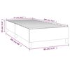 vidaXL Boxspringbettgestell Dunkelbraun 80x200 cm Stoff