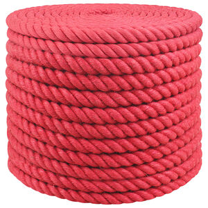 vidaXL Juteseil 20 mm Rot 100% Tossa Jute