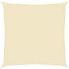 vidaXL Sonnensegel 160 g/m² Creme 2,5x2,5 m HDPE