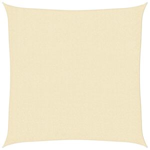 vidaXL Sonnensegel 160 g/m&sup2; Creme 2,5x2,5 m HDPE