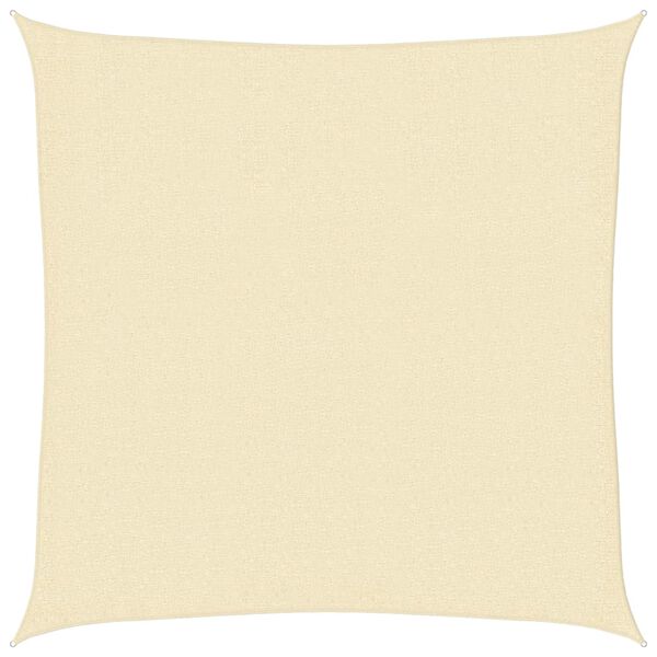 vidaXL Sonnensegel 160 g/m² Creme 2,5x2,5 m HDPE