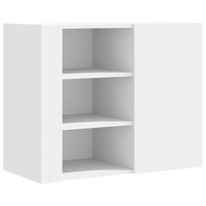 vidaXL Wandregal Wei&szlig; 75x35x60 cm Holzwerkstoff
