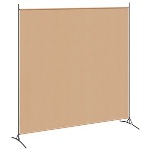 vidaXL Raumteiler Wei&szlig; 175x180 cm Stoff