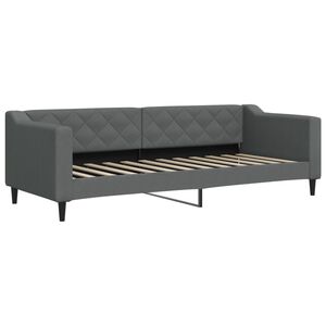 vidaXL Tagesbett Dunkelgrau 80x200 cm Stoff
